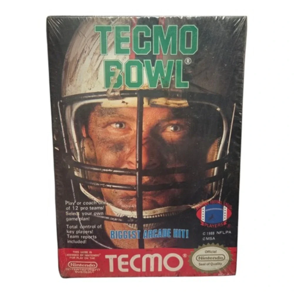 1989 Nintendo NES Tecmo Bowl Sealed Video Game